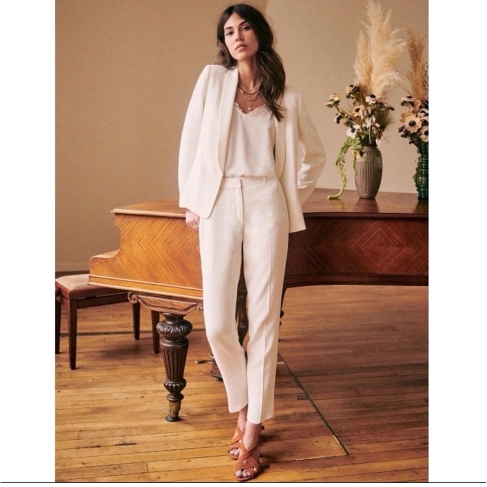 Sezane Blush Pink Women's Trousers